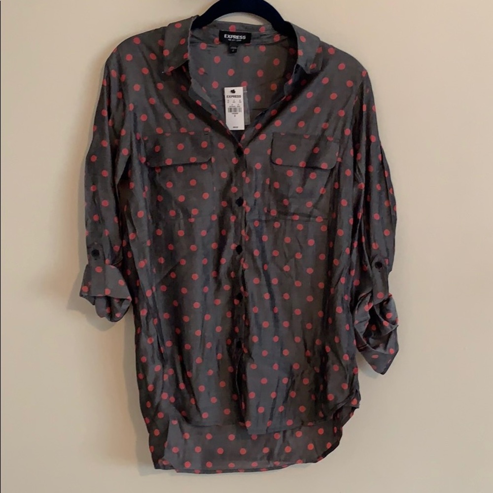 3/4 sleeve button up
